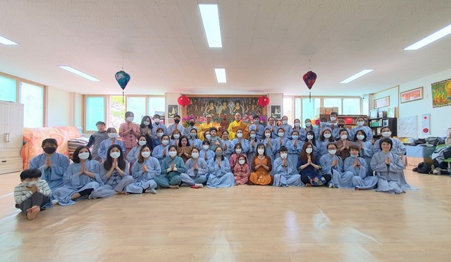 A light moment of the Vesak ceremony overseas